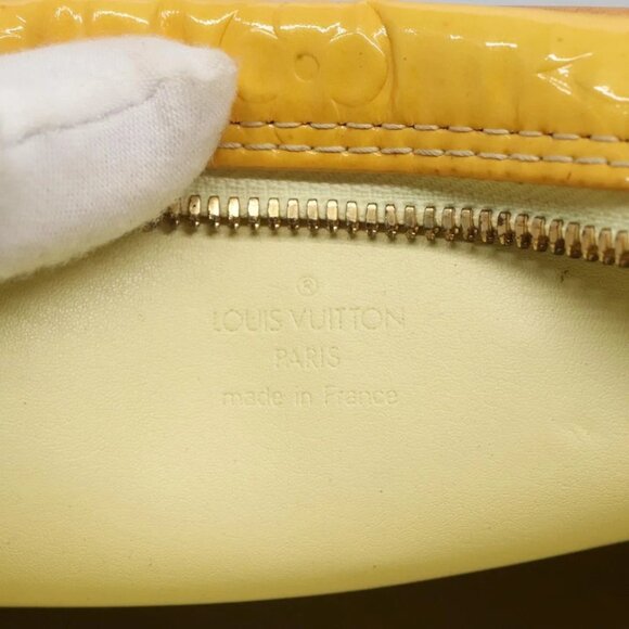 LOUIS VUITTON Monogram Vernis Wooster Bag Lime Yellow M91075 LV Auth ep9753 - Picture 2 of 16